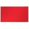 NOBO Tableau d'affichage Widescreen en feutre Impression Pro - 890 x 500 mm - rouge - 1915420