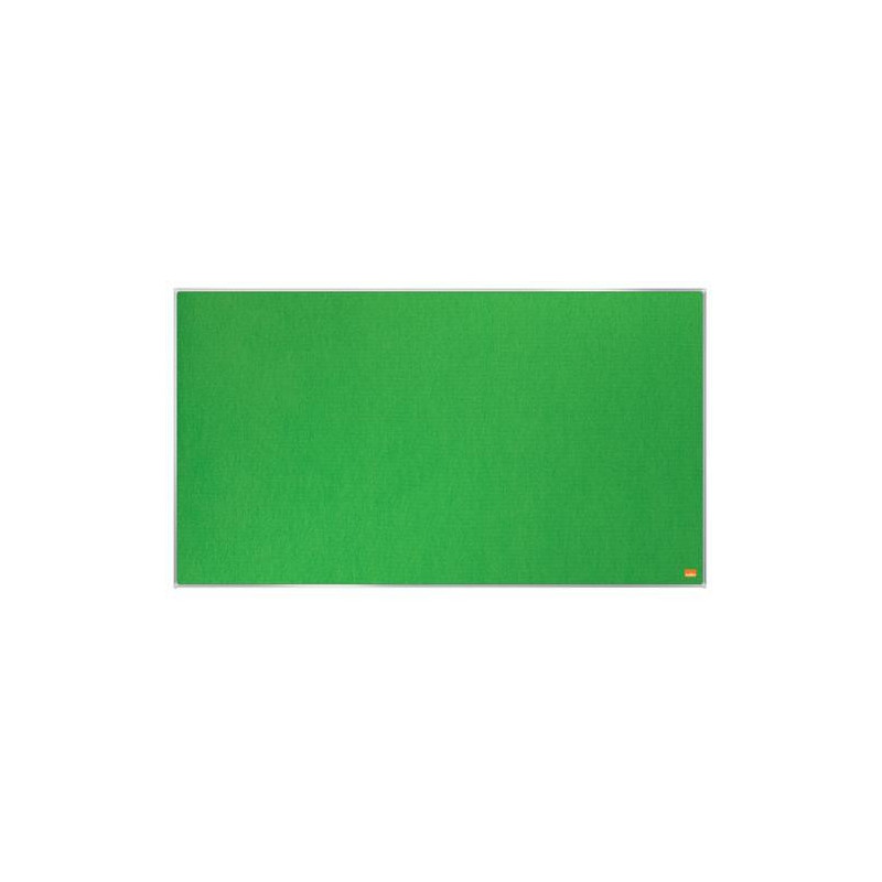 NOBO Tableau d'affichage Widescreen en feutre Impression Pro - 890 x 500 mm - vert - 1915425