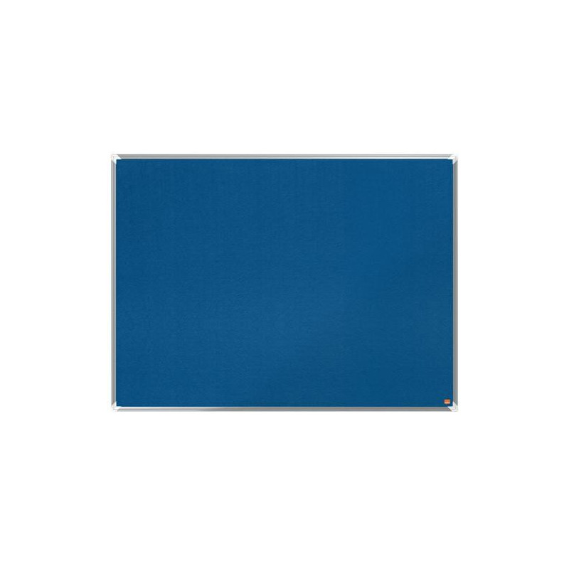 NOBO Tableau d'affichage en feutre Premium Plus - 1200 x 900 mm - bleu - 1915189