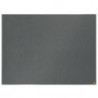 NOBO Tableau d'affichage en feutre Impression Pro - 1200 x 900 mm - gris - 1915221