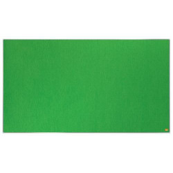 NOBO Tableau d'affichage Widescreen en feutre Impression Pro - 1220 x 690 mm - vert - 1915426