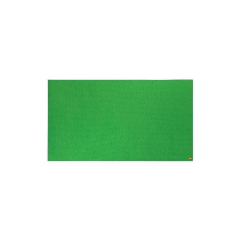 NOBO Tableau d'affichage Widescreen en feutre Impression Pro - 1220 x 690 mm - vert - 1915426