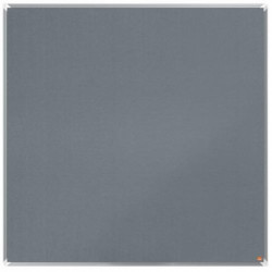 NOBO Tableau d'affichage en feutre Premium Plus - 1200 x 1200 mm - gris - 1915197