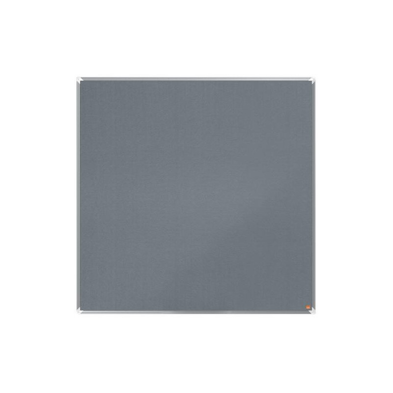 NOBO Tableau d'affichage en feutre Premium Plus - 1200 x 1200 mm - gris - 1915197