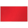 NOBO Tableau d'affichage Widescreen en feutre Impression Pro - 1550 x 870 mm - rouge - 1915422