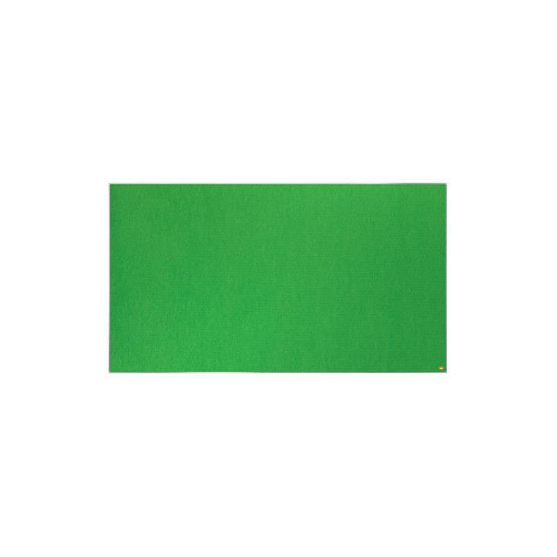 NOBO Tableau d'affichage Widescreen en feutre Impression Pro - 1550 x 870 mm - vert - 1915427