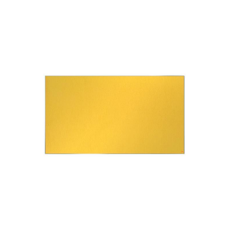 NOBO Tableau d'affichage Widescreen en feutre Impression Pro - 1550 x 870 mm - jaune - 1915432