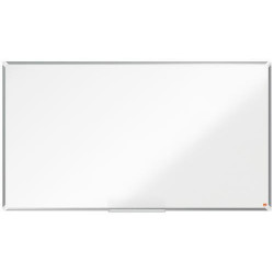 NOBO Tableau blanc en acier laqué Premium Plus magnétique 1550 x 870 mm - Blanc - 1915373