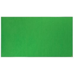 NOBO Tableau d'affichage Widescreen en feutre Impression Pro - 1880 x 1060 mm - vert - 1915428