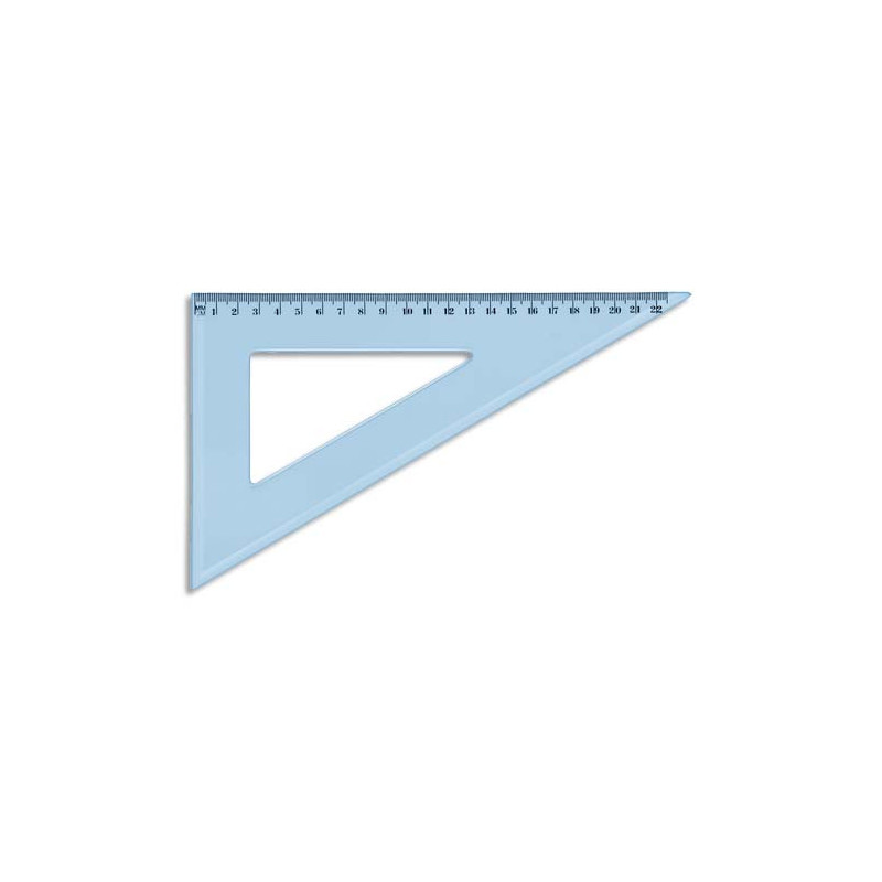 WONDAY Equerre 60° 22 cm en plastique incassable