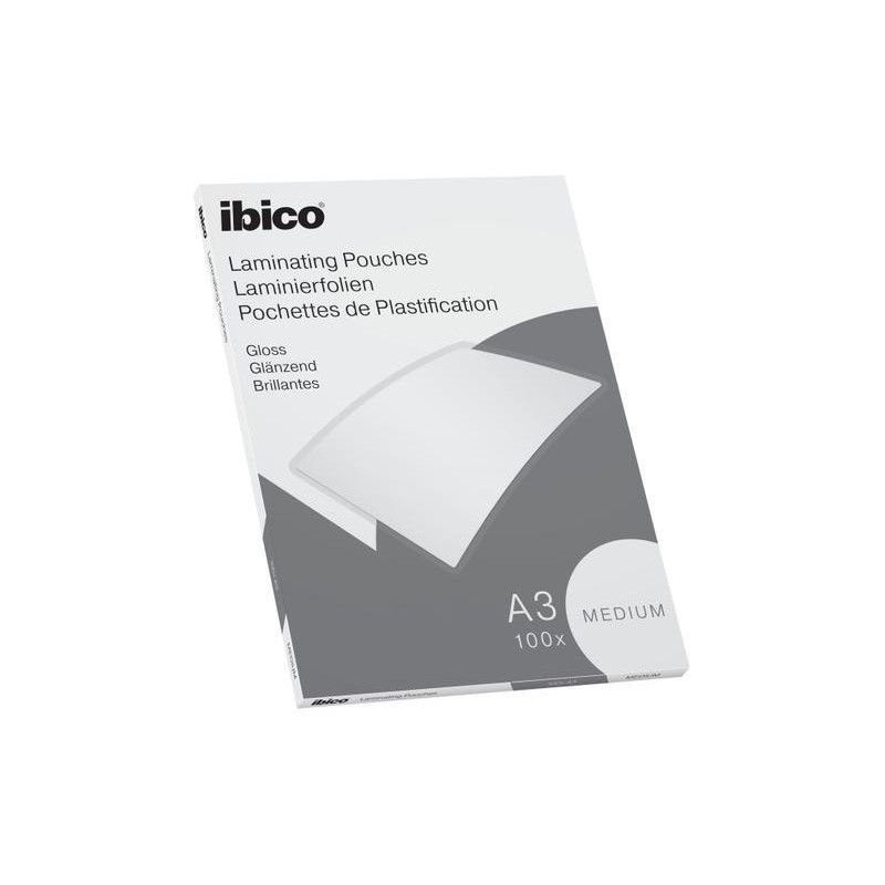 IBICO Basics Medium Paquet de 100 Pochettes plastification A3 2 x 100 microns 627312