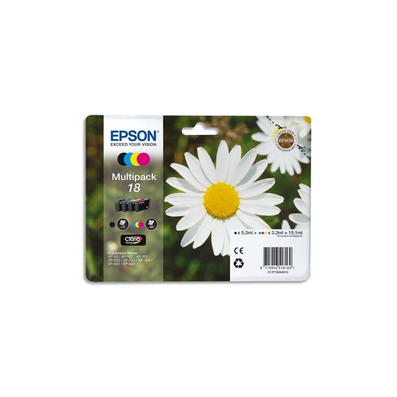 EPSON Multipack 4 couleurs C13T18064012