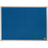 NOBO Tableau d'affichage en feutre Essence 600x450 mm - bleu - 1915201