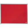 NOBO Tableau d'affichage en feutre Essence 600x450 mm - rouge - 1915202