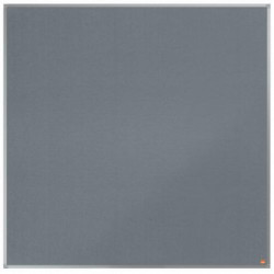 NOBO Tableau d'affichage en feutre Essence 1200x1200 mm - Gris - 1915457