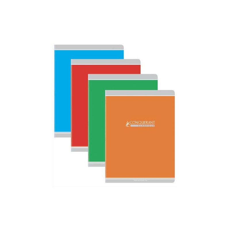 OXFORD Cahier C9 90g, 24x32, 48 pages Seyès, couverture carte agrafée