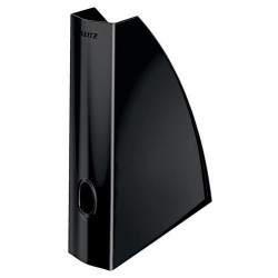 LEITZ Porte-revues Wow. Dimensions (hxp) : 31,2 x 25,8 cm. Dos de 7,5 cm. Coloris Noir