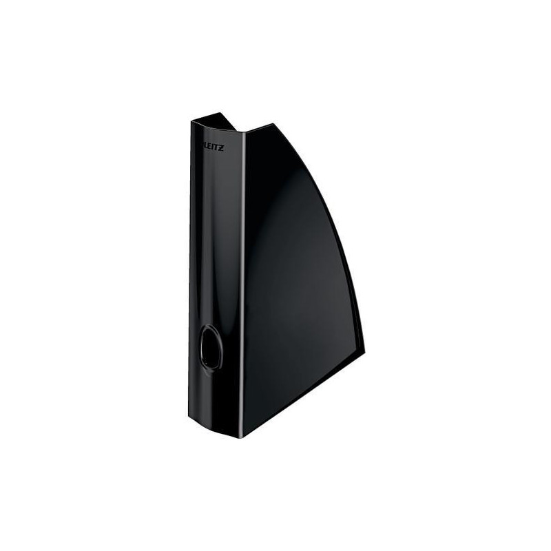 LEITZ Porte-revues Wow. Dimensions (hxp) : 31,2 x 25,8 cm. Dos de 7,5 cm. Coloris Noir