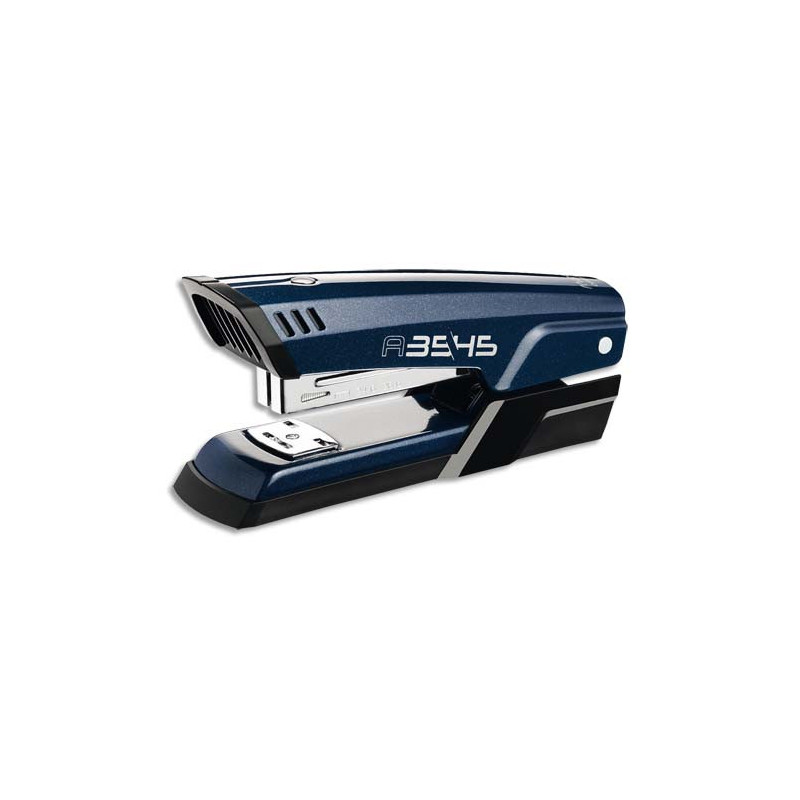 MAPED Boîte brochable d'1 agrafeuse Half Strip 24-6 / 26-6 ADVANCED METAL 3545, coloris Bleu nuit