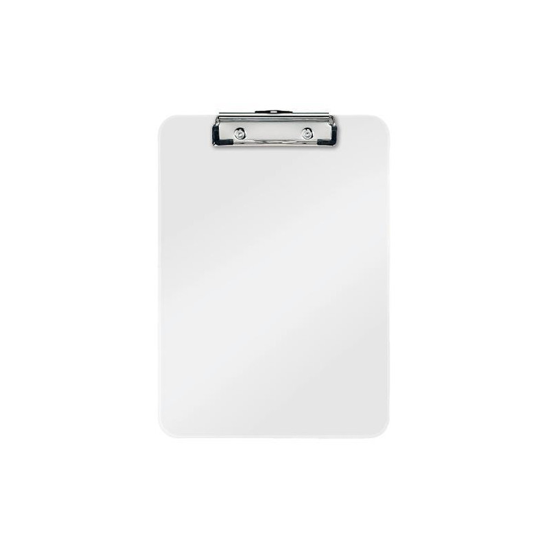 LEITZ Porte-blocs WOW A4, capacité 75 feuilles. Dimensions : L22,8 x H1,7 x P32 cm. Coloris blanc