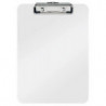 LEITZ Porte-blocs WOW A4, capacité 75 feuilles. Dimensions : L22,8 x H1,7 x P32 cm. Coloris blanc