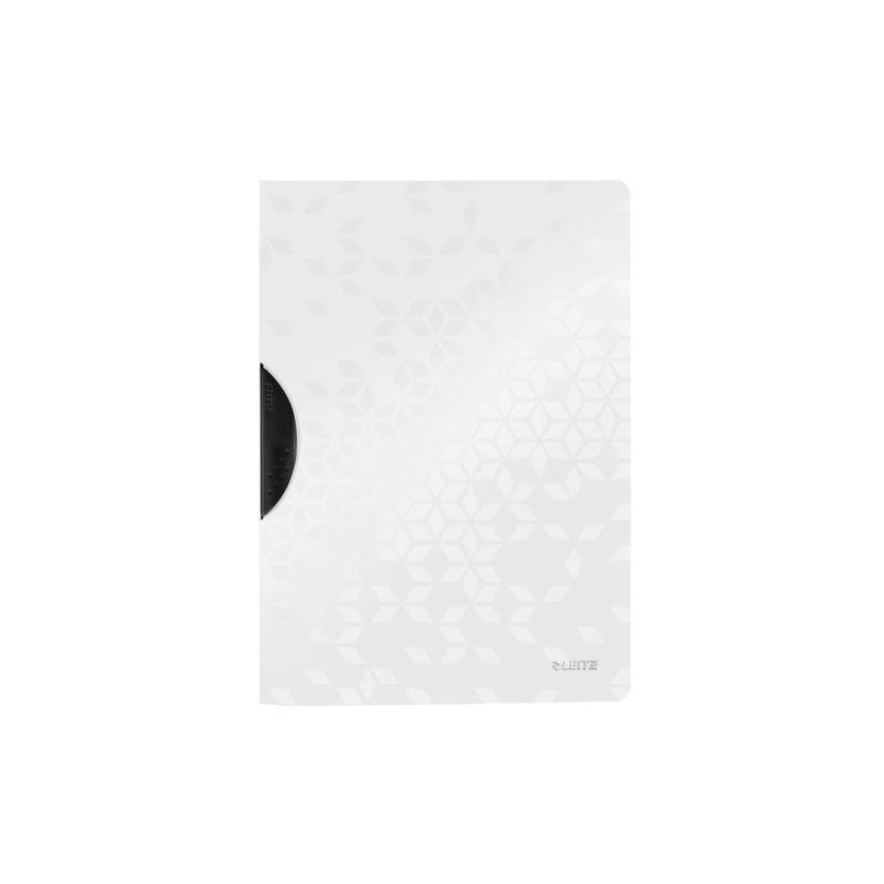 LEITZ Chemise à clip COLORCLIP WOW en polypropylène opaque 5/10eme. Coloris blanc