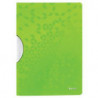 LEITZ Chemise à clip COLORCLIP WOW en polypropylène opaque 5/10eme. Coloris vert