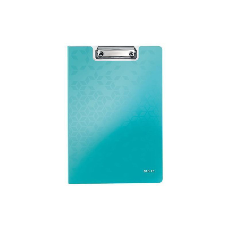 LEITZ Porte-blocs avec rabat WOW A4, capacité 75 feuilles. Dimensions : L22,8xH1,7xP32cm. Coloris menthe