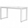 MT INTERNATIONAL Bureau MT1 élegance coloris Blanc - Dimensions : L120 x H74 x P67 cm