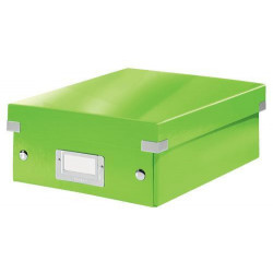 LEITZ Boîte CLICK&STORE taille S avec compartiments amovibles. Coloris Vert