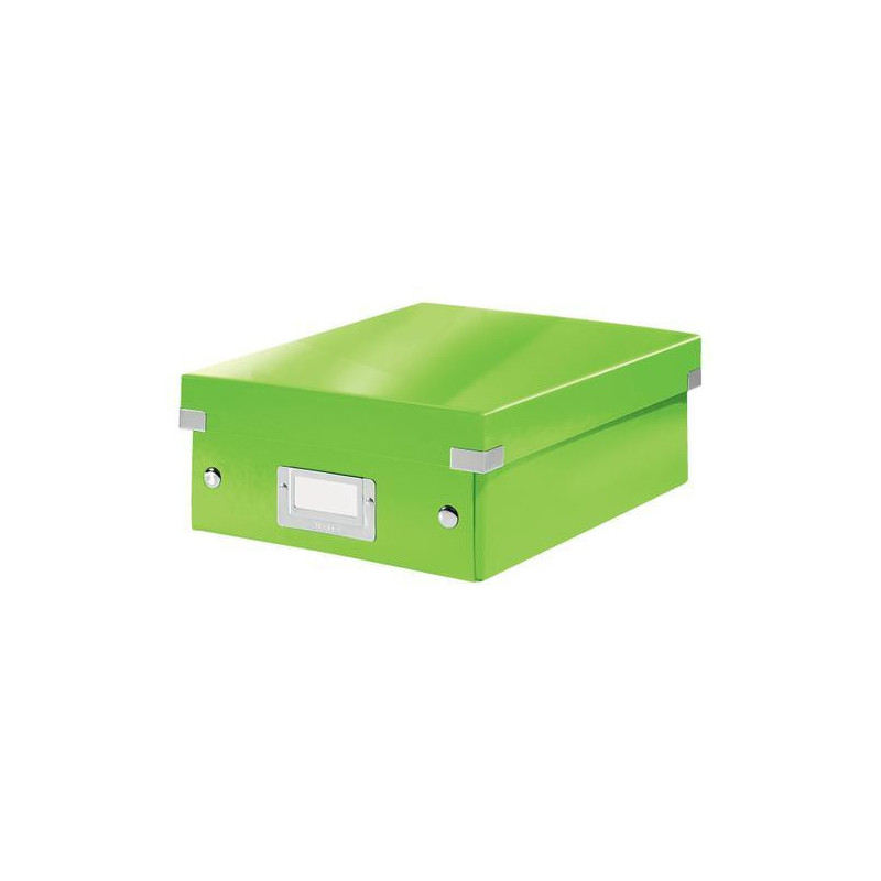 LEITZ Boîte CLICK&STORE taille S avec compartiments amovibles. Coloris Vert