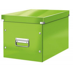 LEITZ Boîte CLICK&STORE cube format L. Coloris Vert