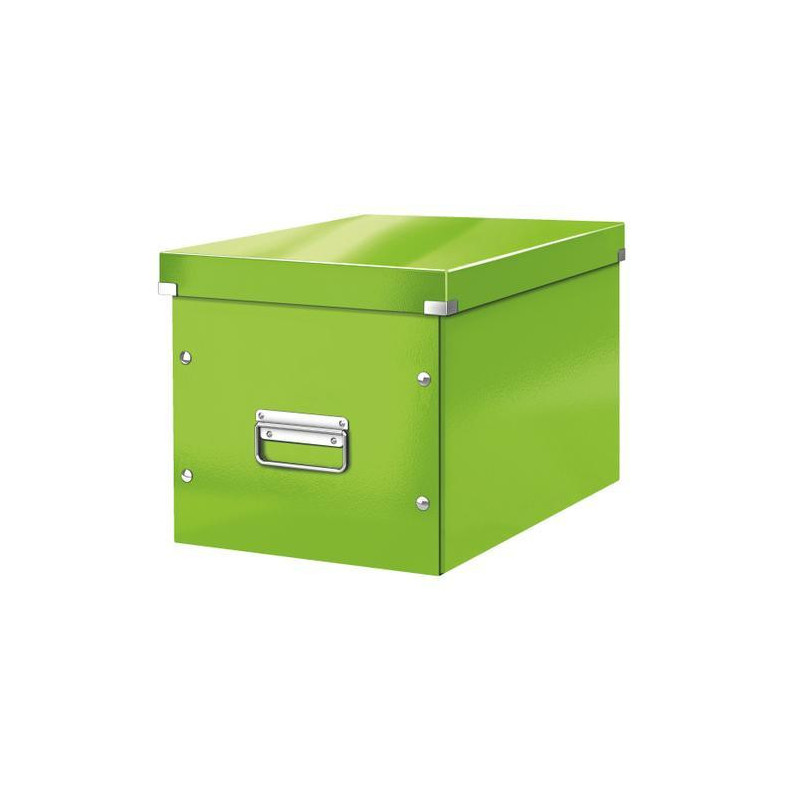 LEITZ Boîte CLICK&STORE cube format L. Coloris Vert