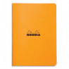 RHODIA Cahier piqûre 96 pages 5x5 format 14,8x21cm. Coloris orange