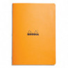 RHODIA Cahier piqûre 96 pages 5x5 format 21x29,7cm. Coloris orange