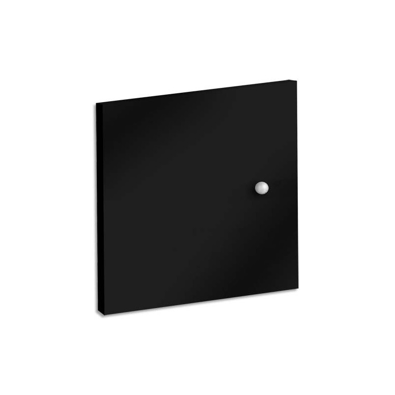 MT INTERNATIONAL Lot de 2 Portes + Fonds pour multi-cases MT1 Elégance - Dim. L32,5 x H33 x P1,6 cm Noir