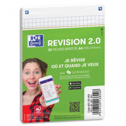 OXFORD Sachet de 32 fiches...