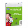 OXFORD Sachet de 32 fiches BRISTOL REVISION OXFORD 2.0 perforées A5 250g 5x5 Blanc