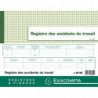 EXACOMPTA Registre piqûre Accident du travail. Format 24x32cm 20 pages