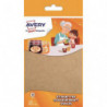 AVERY Sachet de 18 étiquettes ovales kraft brun 9x4cm. A personnaliser