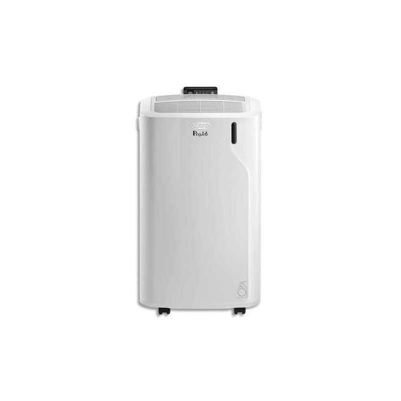 DELONGHI Climatiseur mobile PAC EM77 2100W, gaz naturel R290, (lxpxh cm): 34,5x42,5x70. Blanc