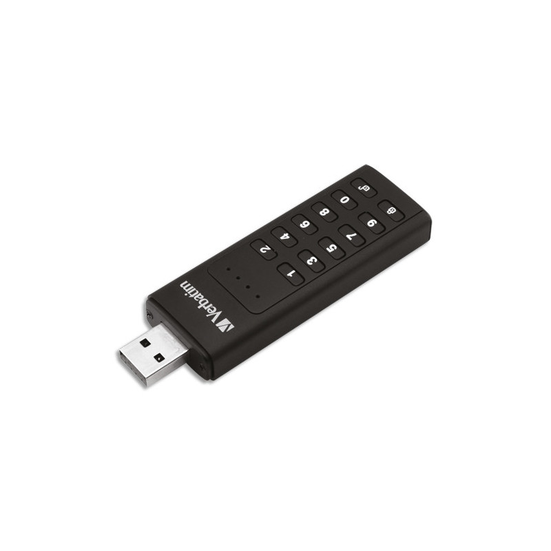 VERBATIM Clé USB 3.2 Gen 1 sécurisée avec clavier à code 64Go 49428