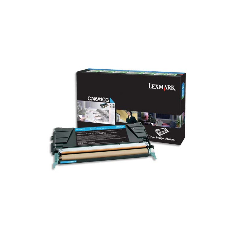 LEXMARK Cartouche toner Cyan C746A1CG