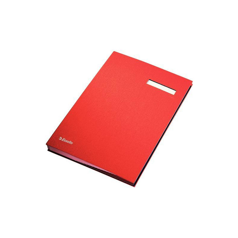 ESSELTE Parapheur standard 20 compartiments en carton. Coloris Rouge