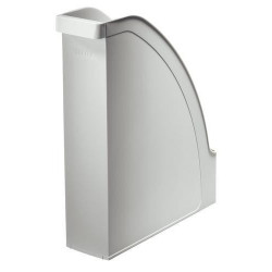 LEITZ Porte-revues Leitz Plus. Dimensions (hxp) : 30 x 27,8 cm - Dos 7,8 cm. Coloris gris