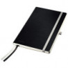 LEITZ Cahier STYLE 160 pages 5x5, couverture souple. Format A5. Fermeture élastique. Coloris Noir