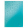 LEITZ Cahier WOW 21x29,7cm, 160 pages 5x5. Couverture rigide. Coloris Menthe