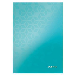 LEITZ Cahier WOW 14,8x21cm, 160 pages lignées. Couverture rigide. Coloris Menthe