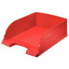 LEITZ Corbeille à courrier Jumbo Leitz Plus. Dimensions (lxhxp) : 25,5 x 10,3 x 36 cm. Coloris rouge