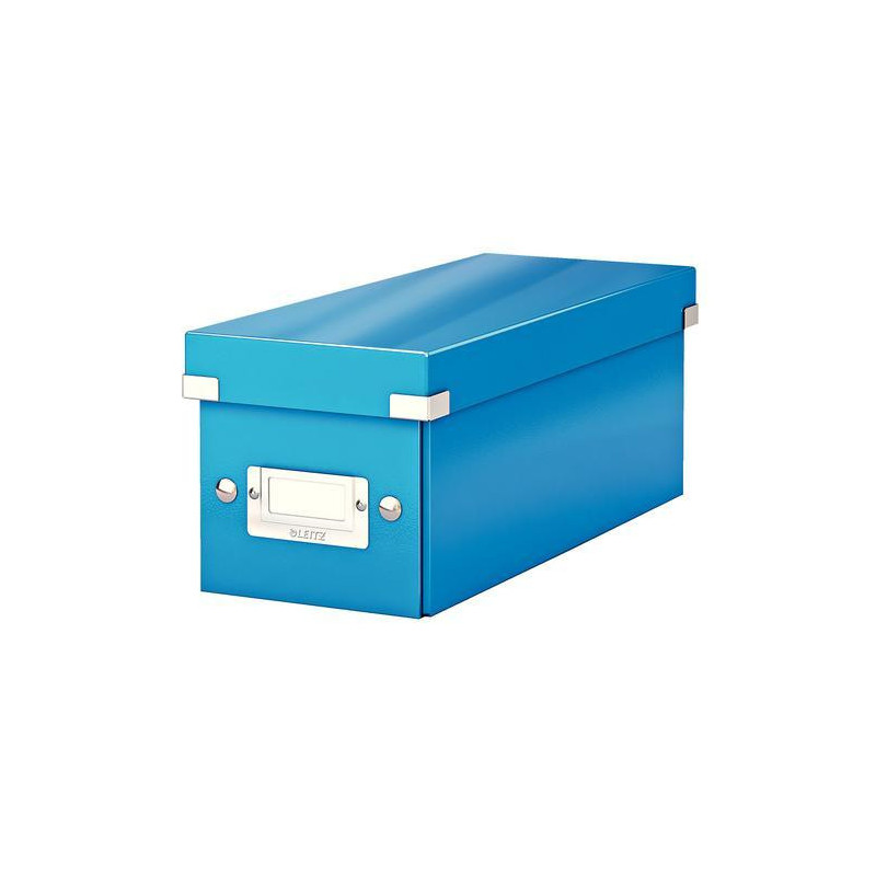 LEITZ Boîte de rangement pour CD Click&Store coloris WOW Bleu 60410036